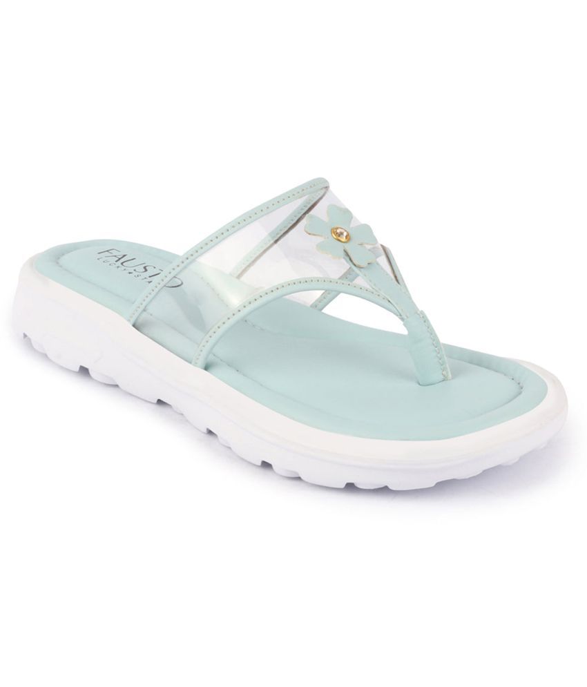     			Fausto - Blue Women's Flats