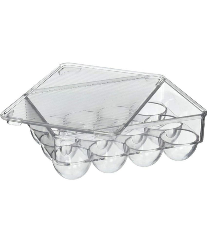     			Handa - 12 Egg Transparent Plastic Assorted Egg Container ( Set of 1 )