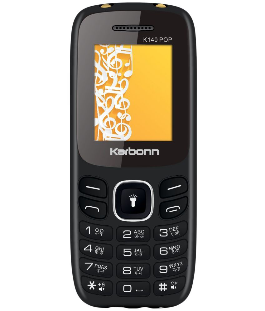    			Karbonn K140 POP Dual SIM Feature Phone Black