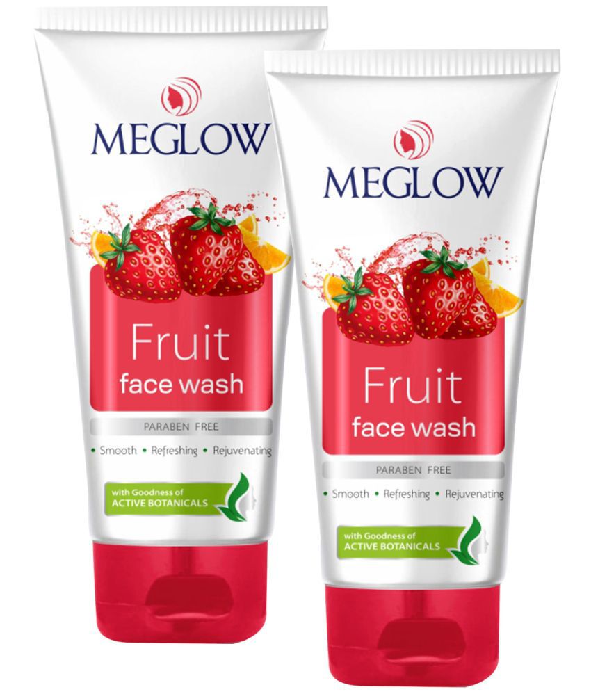     			Meglow Fruit Facewash for Smooth & Refreshing Skin 70g Pack of 2