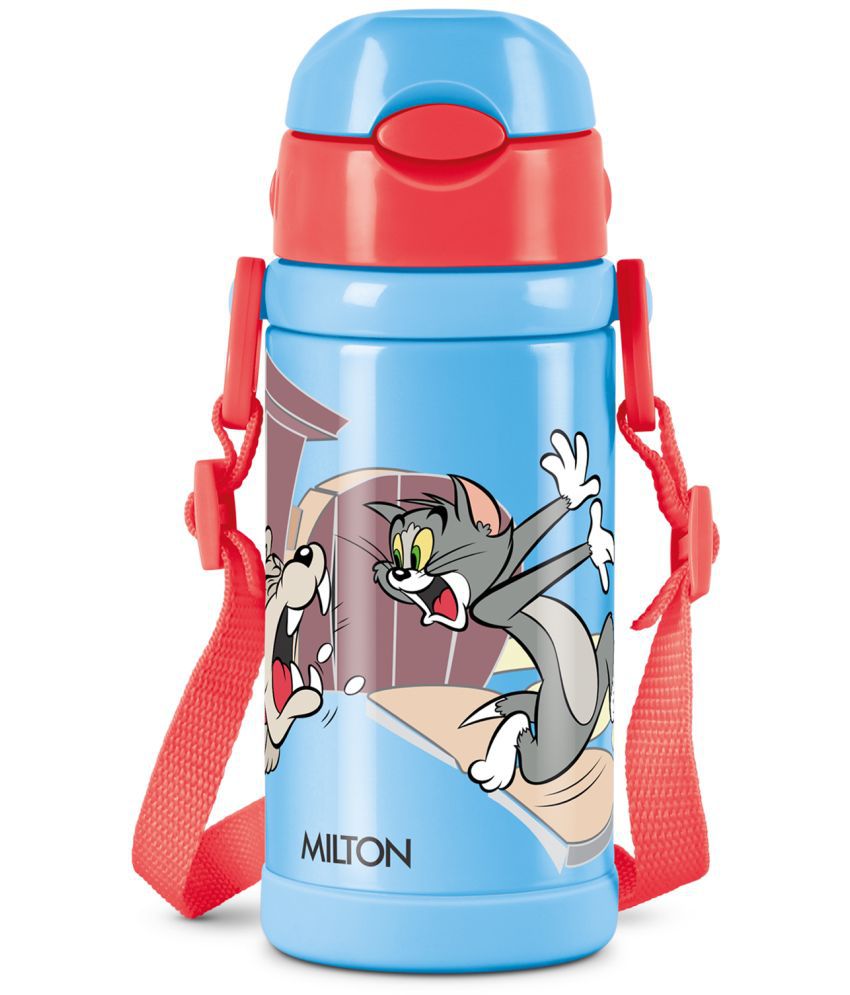     			Milton Charmy 350 Tom & Jerry Thermosteel Kids Water Bottle (330 ml), Blue