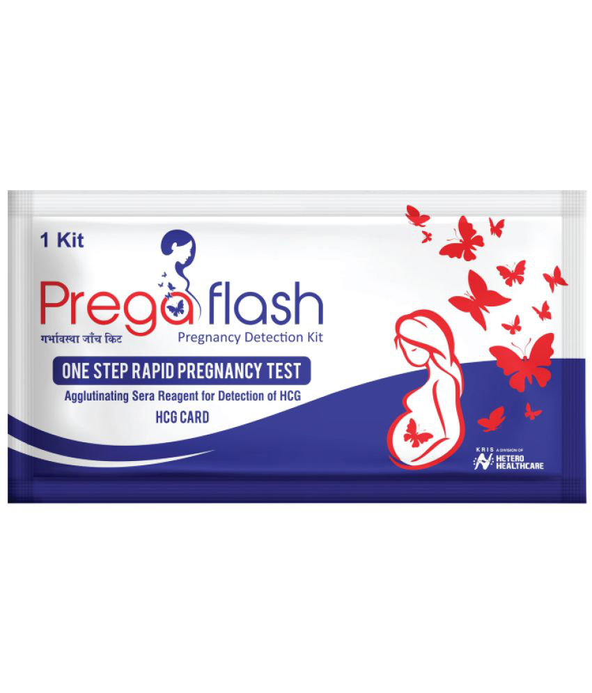     			PregaFlash Pregnancy Test Kit - One Step device - Pack of 4