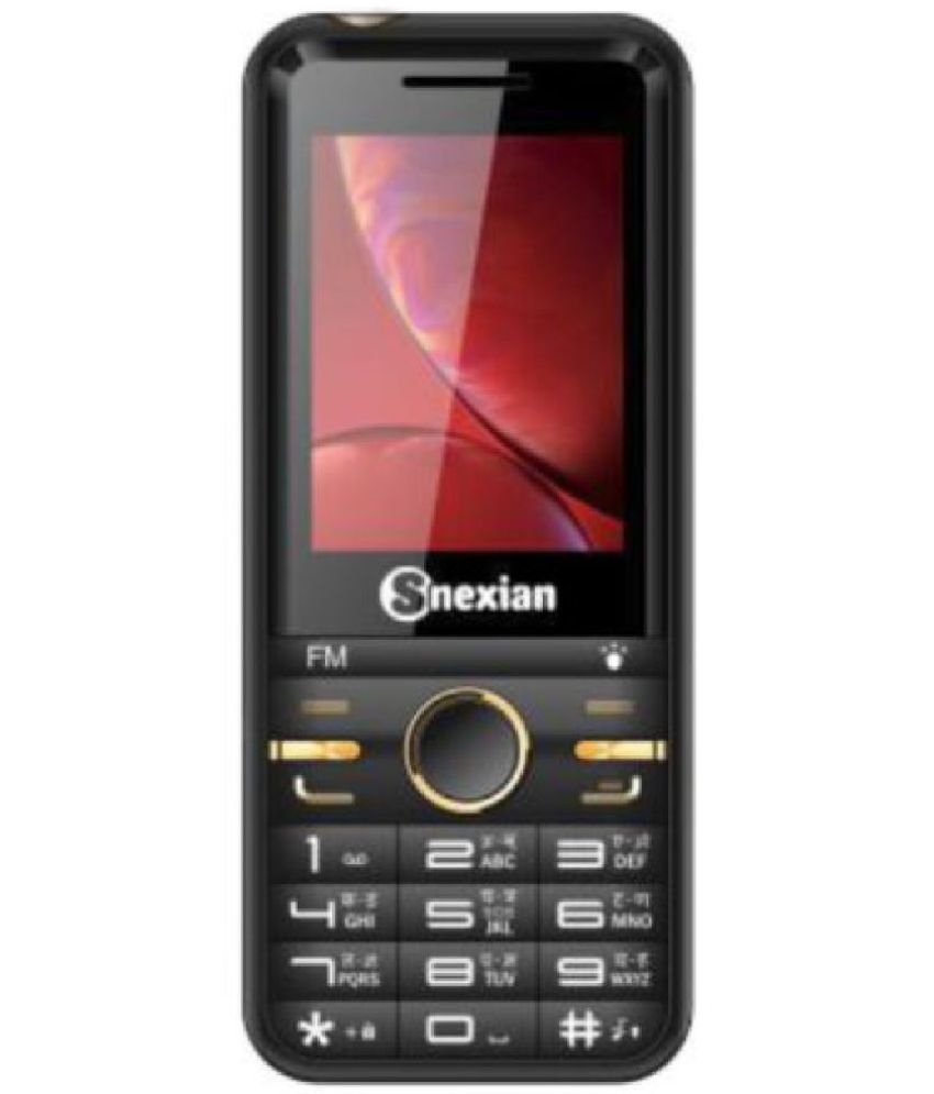     			Snexian 511 Dual SIM Feature Phone Black Gold
