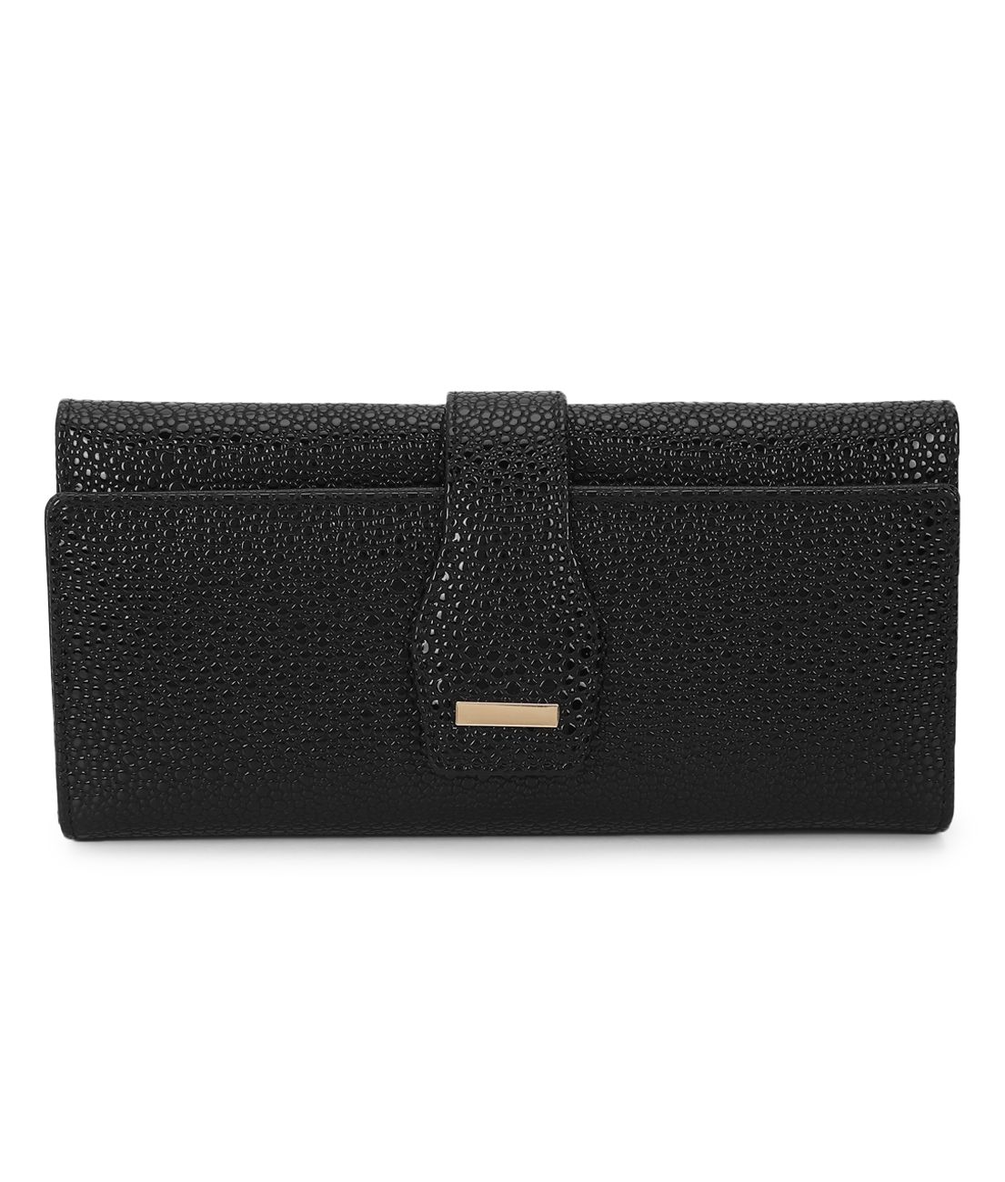     			Style Smith - Faux Leather Black Women's Three fold Wallet ( Pack of 1 )