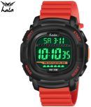 Hala - Red Silicon Digital Men's Watch