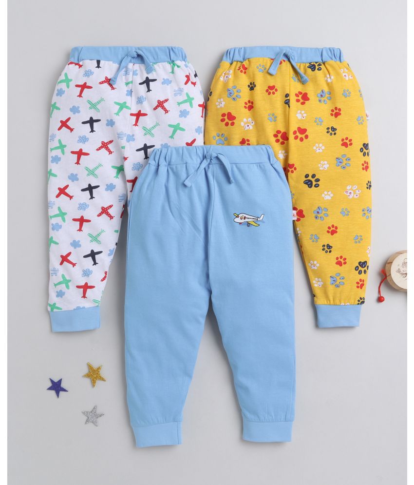     			BUMZEE - Yellow Cotton Boys Trackpant ( Pack of 3 )