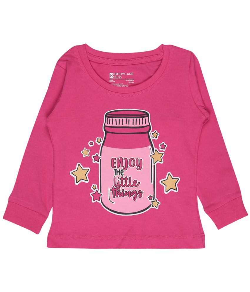     			Bodycare - Pink Cotton Girls T-Shirt ( Pack of 1 )