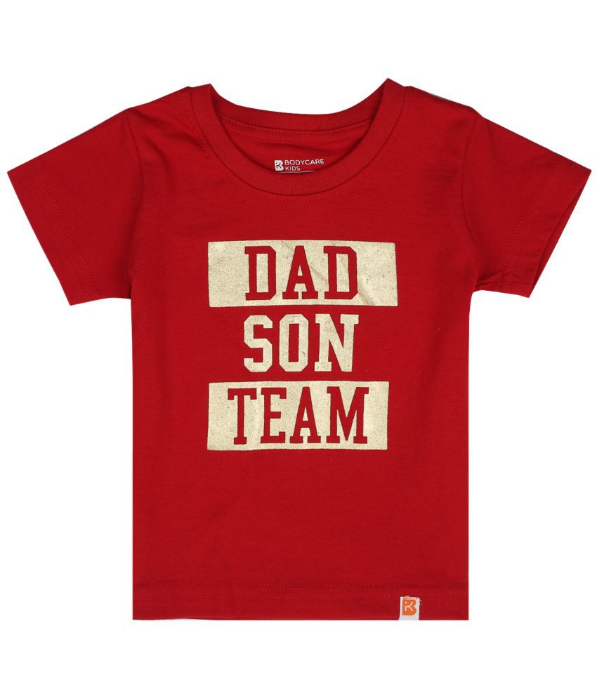     			Bodycare - Red Cotton Blend Boy's T-Shirt ( Pack of 1 )