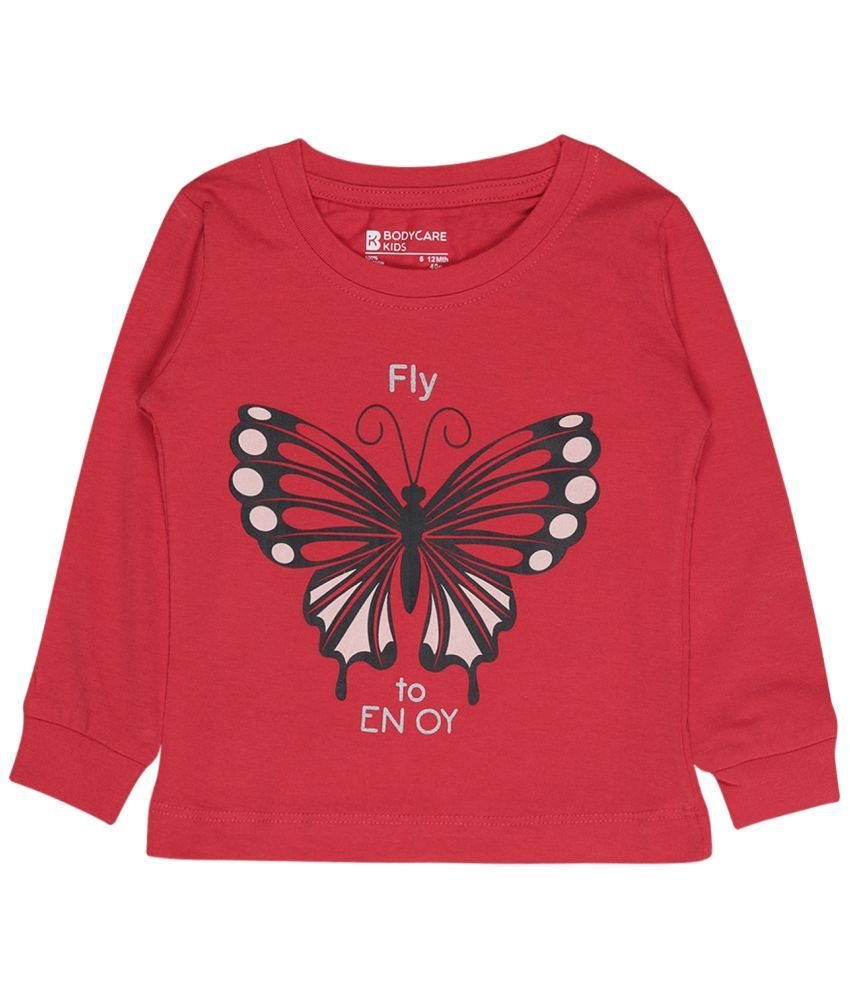     			Bodycare - Red Cotton Girls T-Shirt ( Pack of 1 )