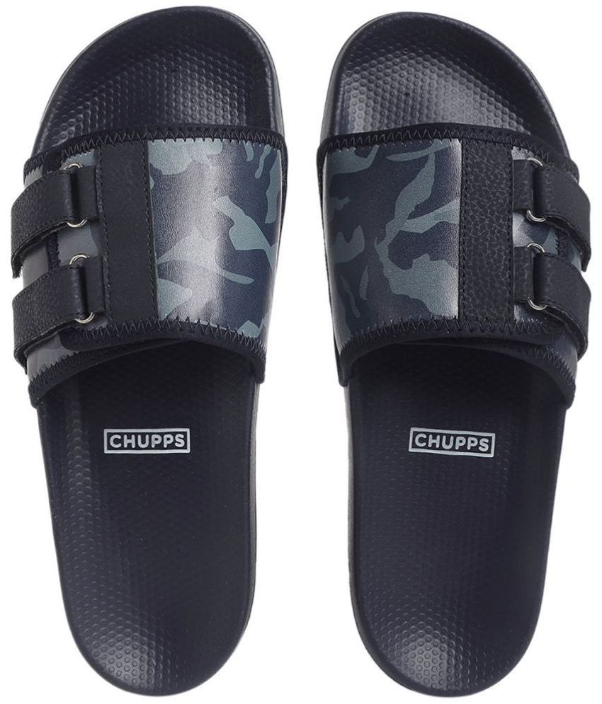     			CHUPPS - Navy Men's Slide Flip Flop