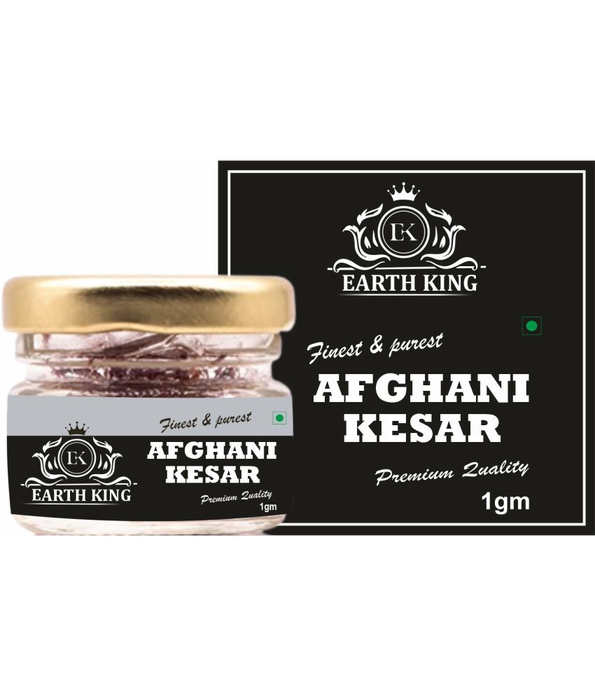     			EARTH KING Natural & Finest A++ Grade Afghani Saffron for Men & Women, 1 gm