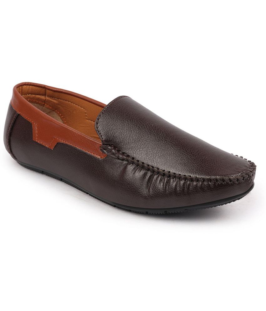     			Fausto - Brown Men's Slip on