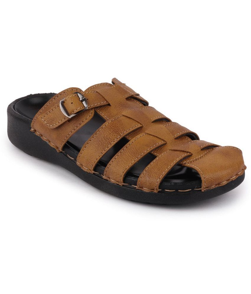     			Fausto - Tan Men's Sandals