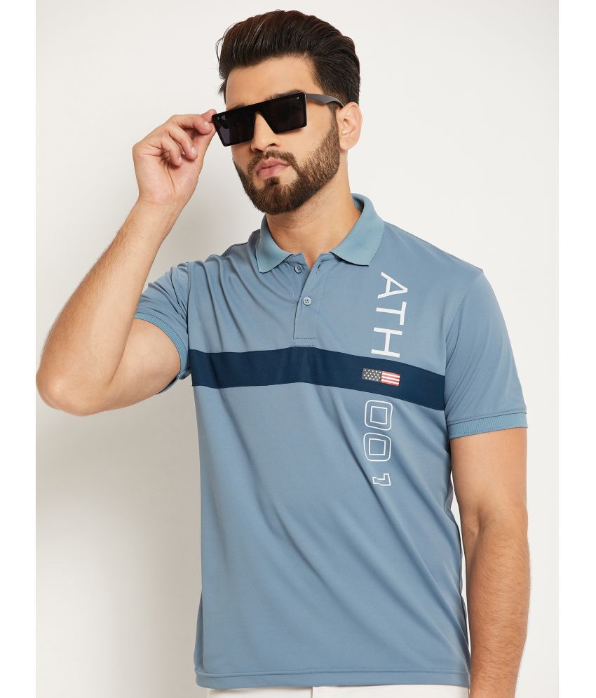     			OGEN - Blue Cotton Blend Regular Fit Men's Polo T Shirt ( Pack of 1 )