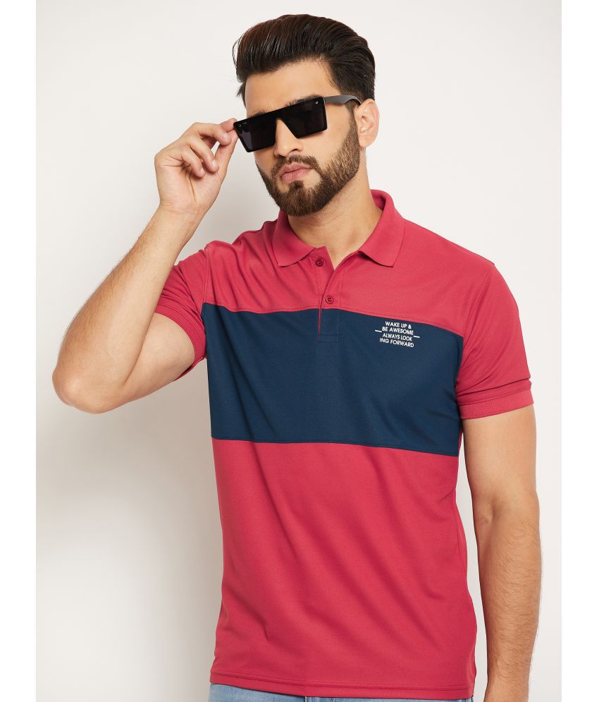     			OGEN - Maroon Cotton Blend Regular Fit Men's Polo T Shirt ( Pack of 1 )