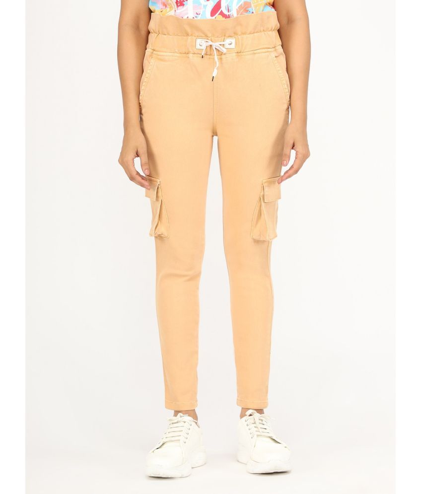     			AngelFab - Yellow Denim Jogger Women's Jeans ( Pack of 1 )