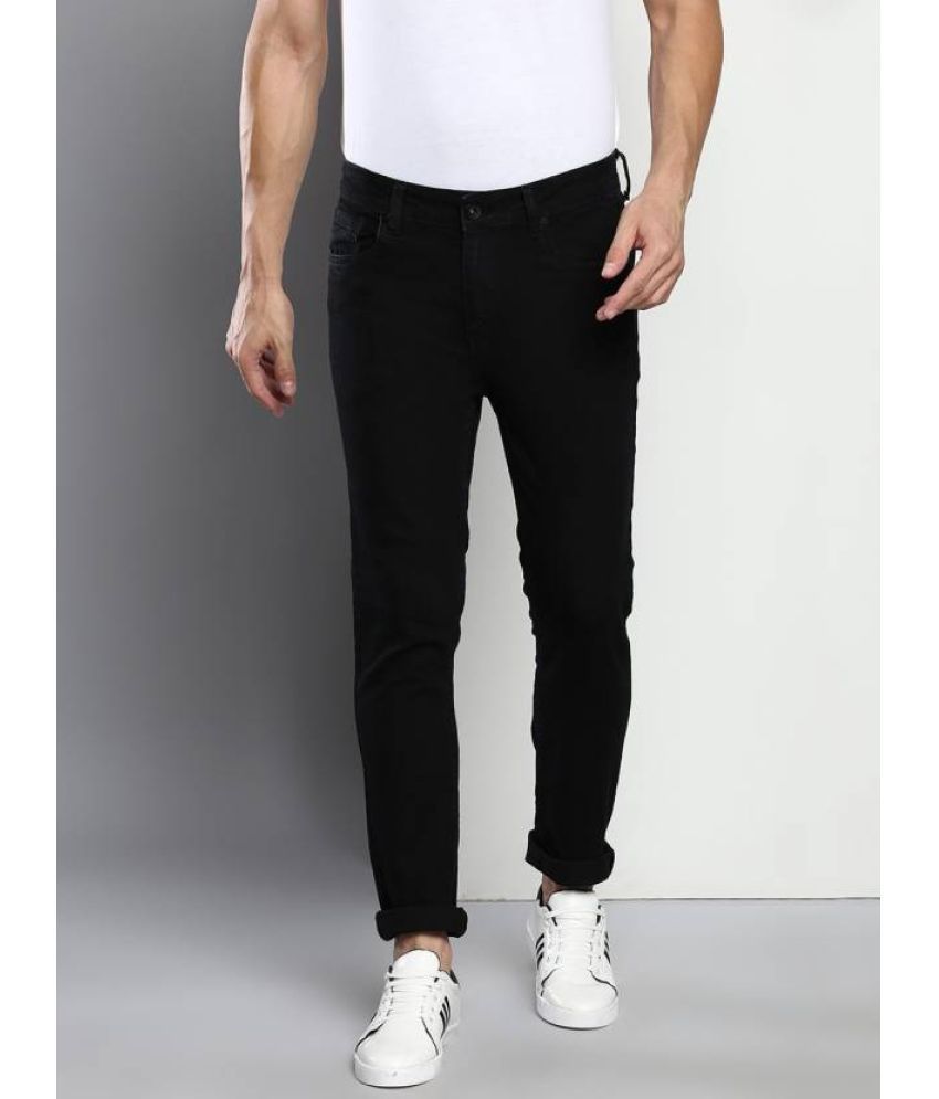     			Dennis Lingo - Black Cotton Blend Slim Fit Men's Jeans ( Pack of 1 )
