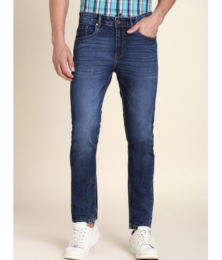     			Dennis Lingo - Blue Cotton Blend Slim Fit Men's Jeans ( Pack of 1 )