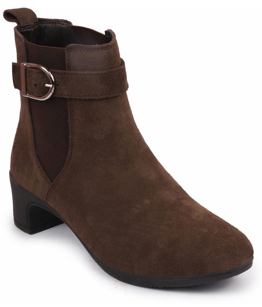     			Fausto - Brown Women's Ankle Length Boots