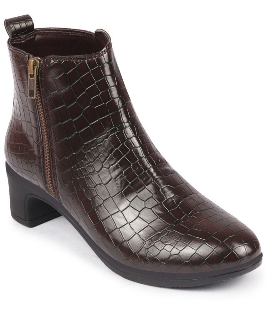     			Fausto - Brown Women's Ankle Length Boots