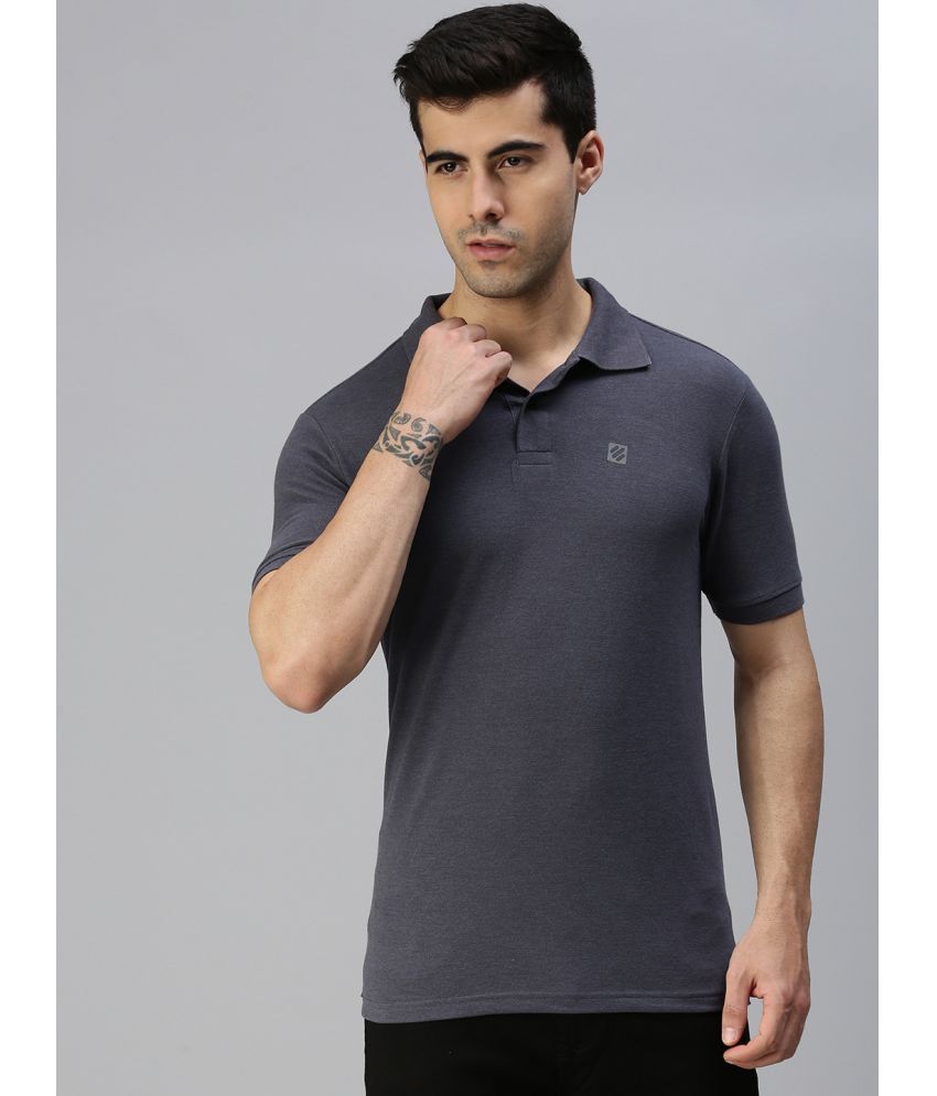     			ONN - Grey Cotton Regular Fit Men's Polo T Shirt ( Pack of 1 )