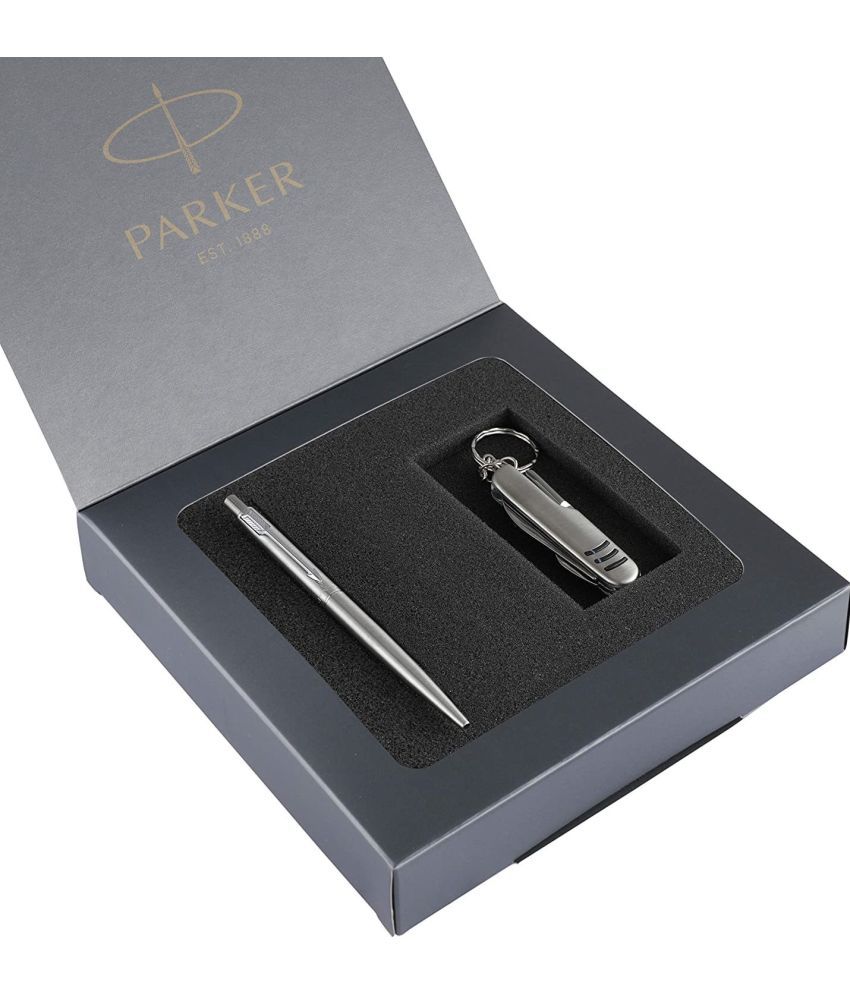    			Parker Classic Stainless Steel Ball Pen with Swiss Knife Ball Pen