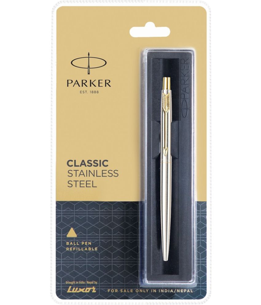     			Parker Classic Stainless Steel GT Ball Pen