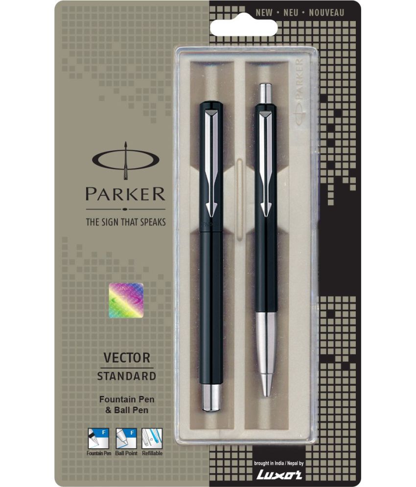     			Parker vector standard fountain pen + ball pen Pen Gift Set