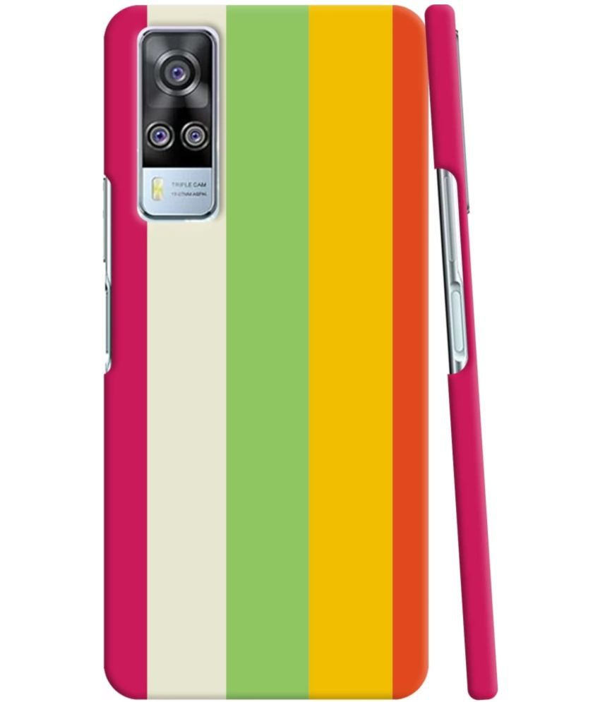     			T4U THINGS4U - Multicolor Printed Back Cover Polycarbonate Compatible For Vivo Y51 ( Pack of 1 )