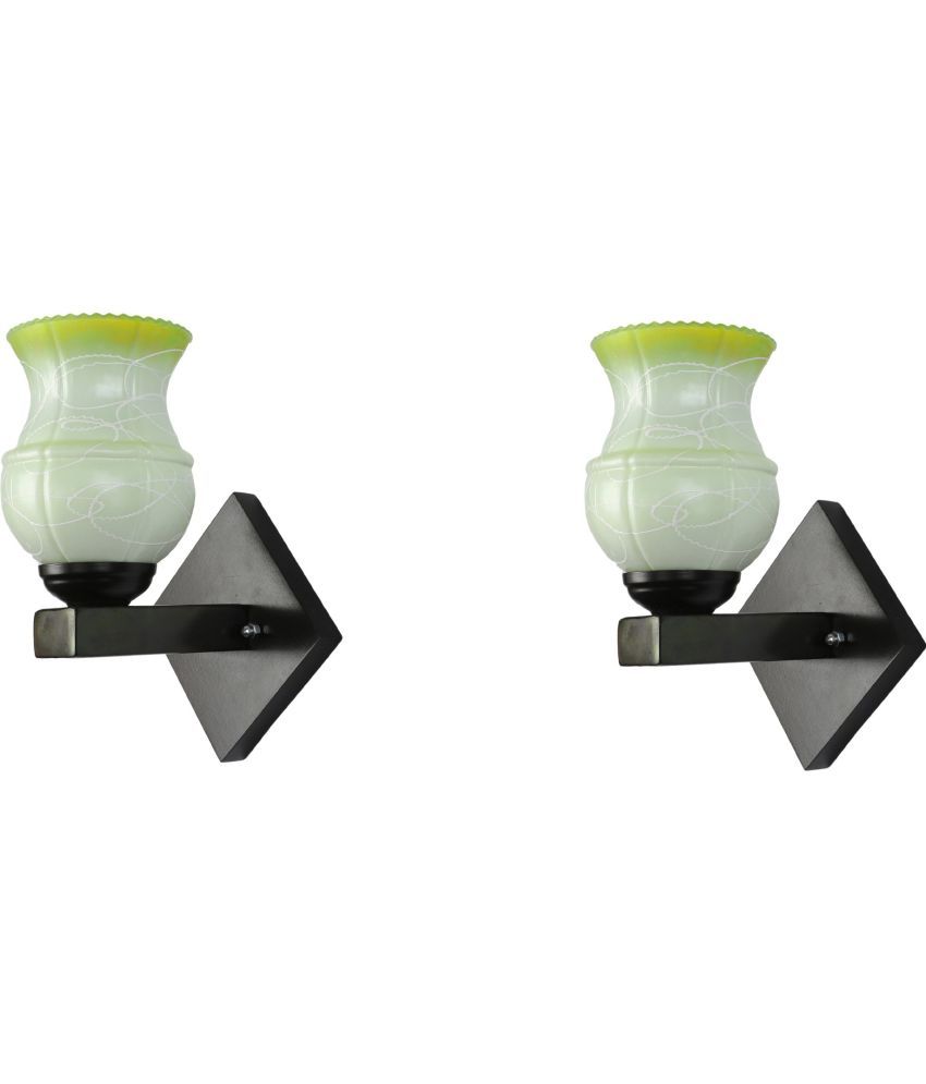     			Somil - Green Wallchiere ( Pack of 2 )