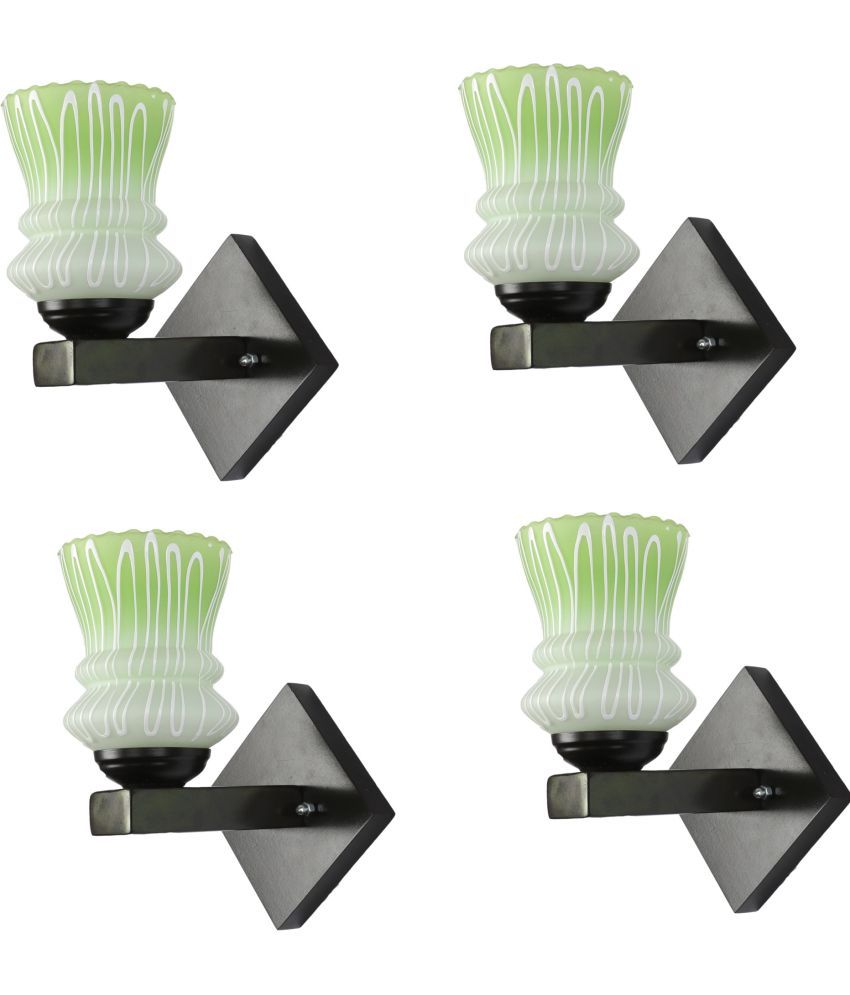     			Somil - Green Wallchiere ( Pack of 4 )