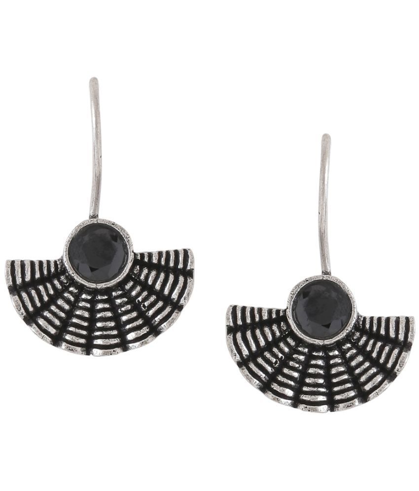     			VIRAASI - Black Danglers Earrings ( Pack of 1 )