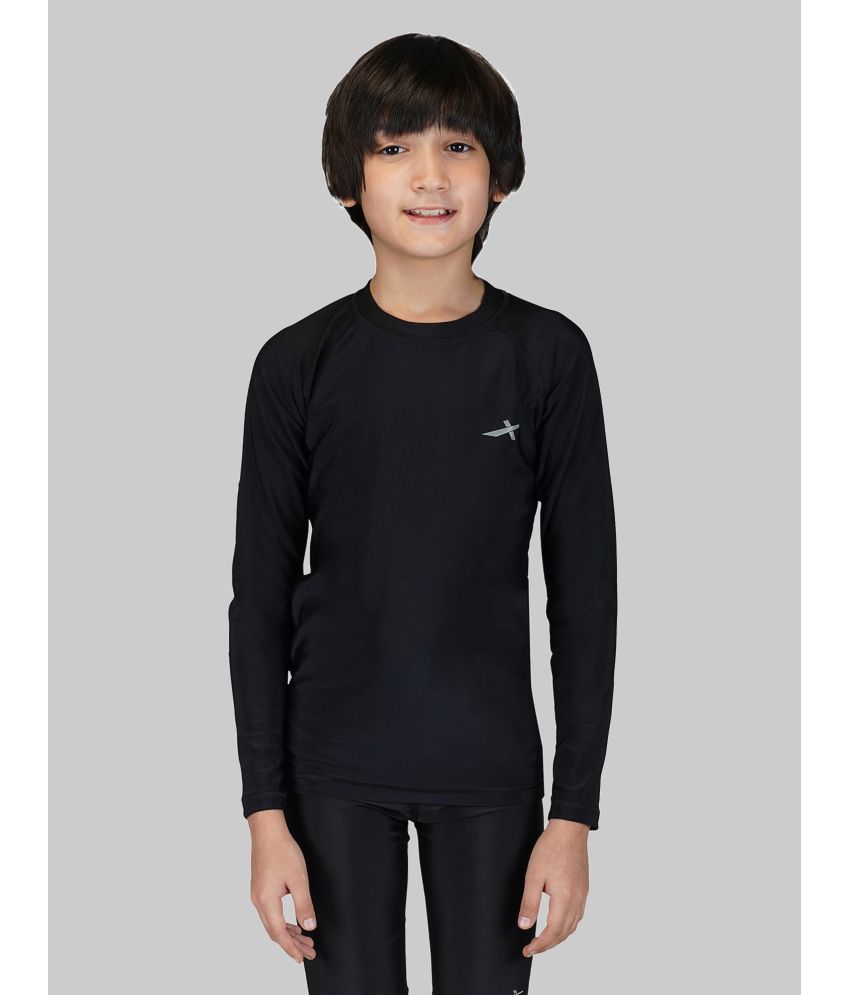     			Vector X - Black Polyester Boy's T-Shirt ( Pack of 1 )