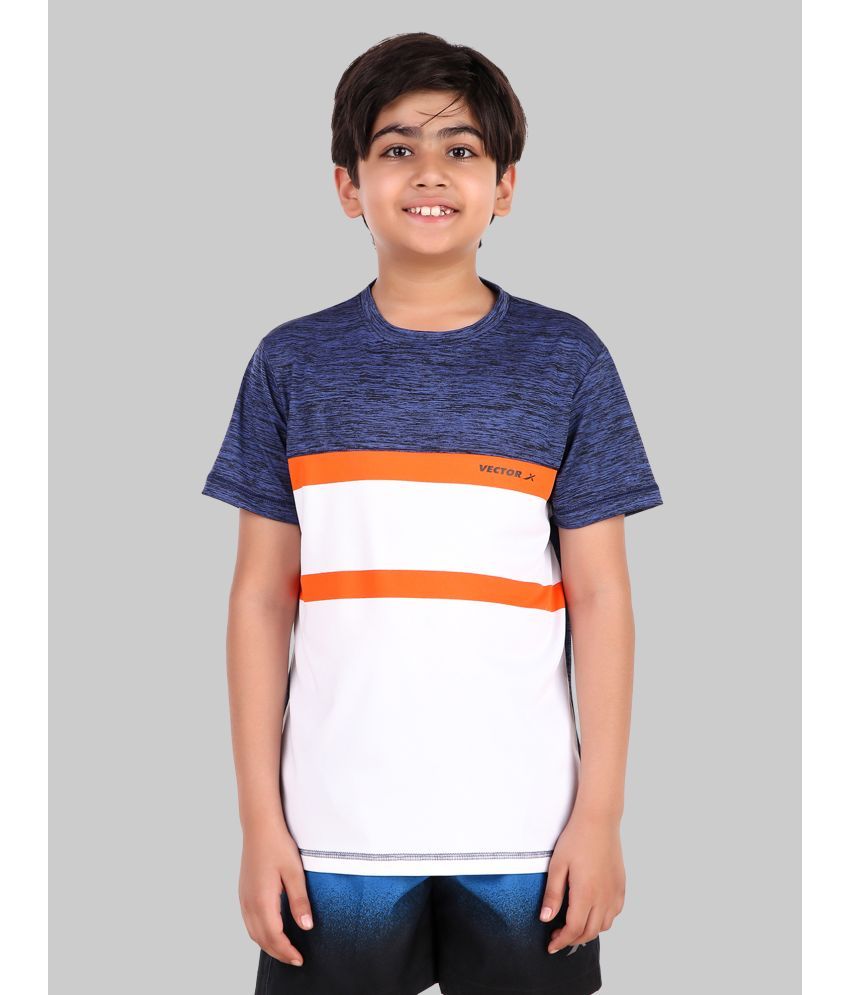     			Vector X - Navy Polyester Boy's T-Shirt ( Pack of 1 )