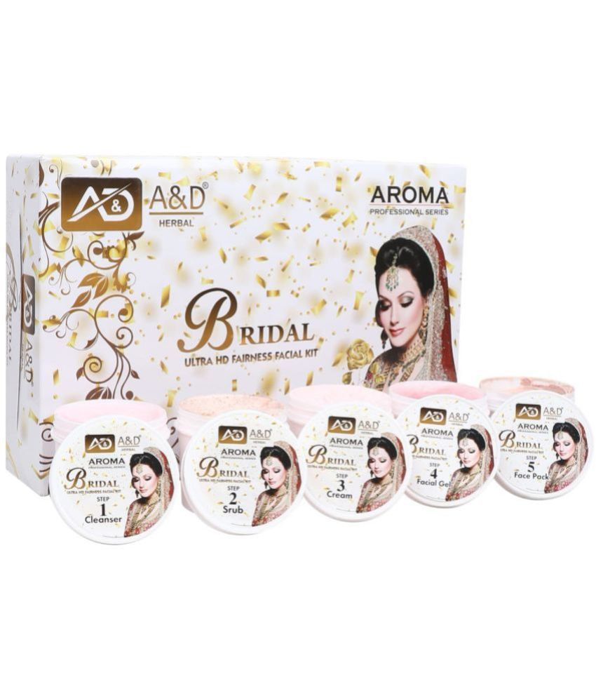    			A & D HERBAL - Instant Glow Facial Kit For All Skin Type ( Pack of 1 )