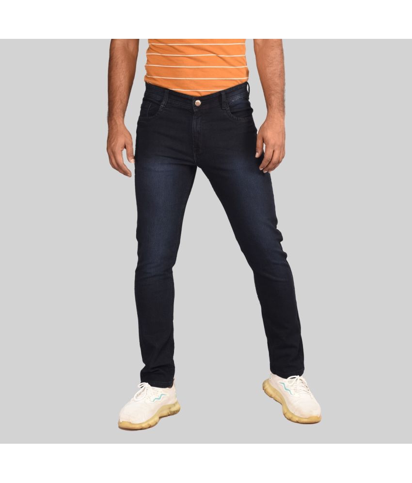     			Aflash - Black Denim Slim Fit Men's Jeans ( Pack of 1 )