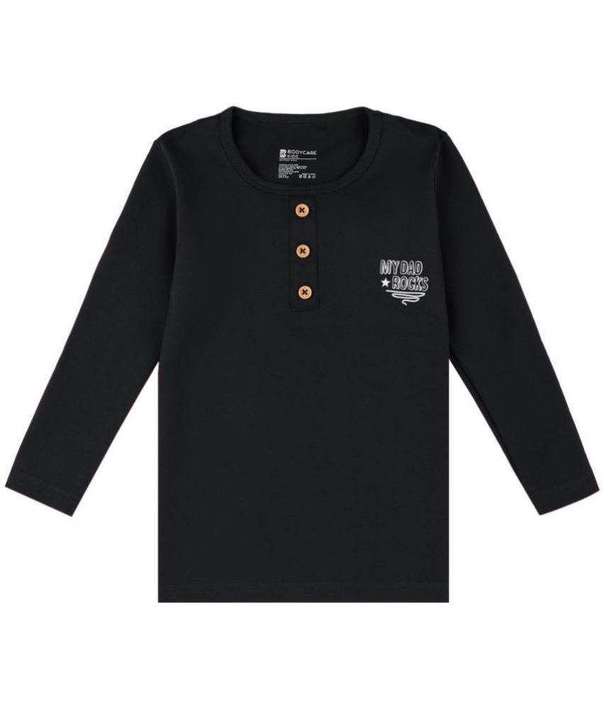     			Bodycare - Black Cotton Blend Boy's T-Shirt ( Pack of 1 )