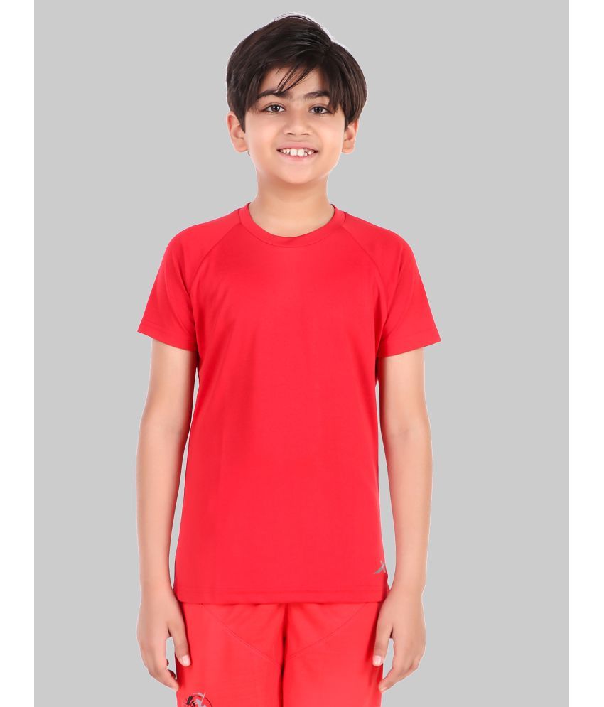     			Vector X - Red Polyester Boy's T-Shirt ( Pack of 1 )