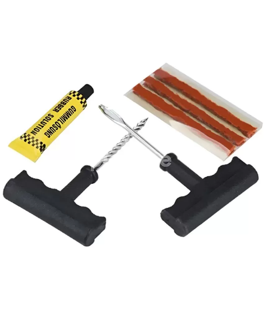 Cheap Easy Repair Tutorial GRAND PITSTOP Tubeless Tyre Puncture Kit for  Motorcycle and Cars. 
