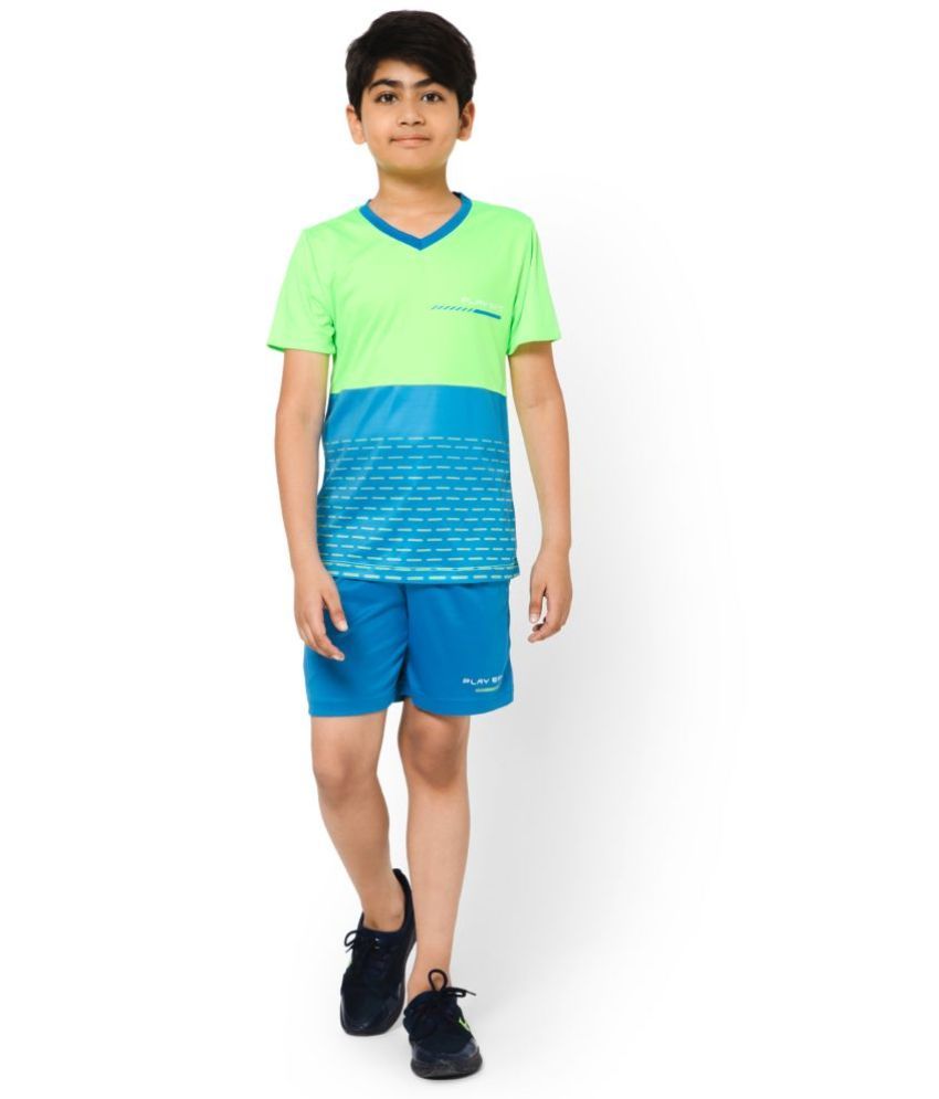     			Bodycare - Multicolor Cotton Blend Boys T-Shirt & Shorts ( Pack of 1 )