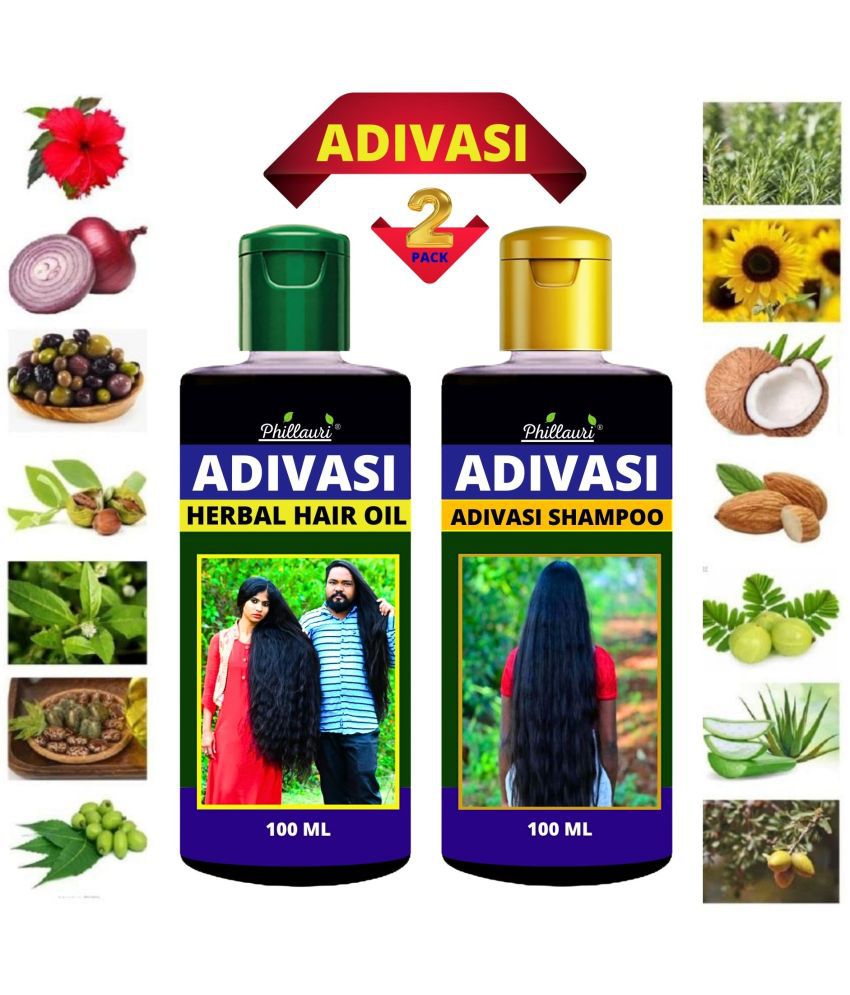     			Phillauri Adivasi Hair Shampoo & Hair Oil  for Hair growth, Control and Hair Loss