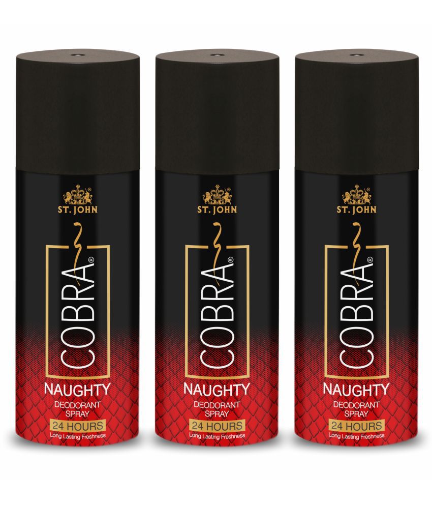     			St. John - Long-Lasting Deodorant Naughty 150ml Deodorant Spray for Unisex 150 ml ( Pack of 3 )