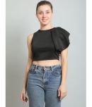 N-Gal - Black Polyester Women's Crop Top ( Pack of 1 )