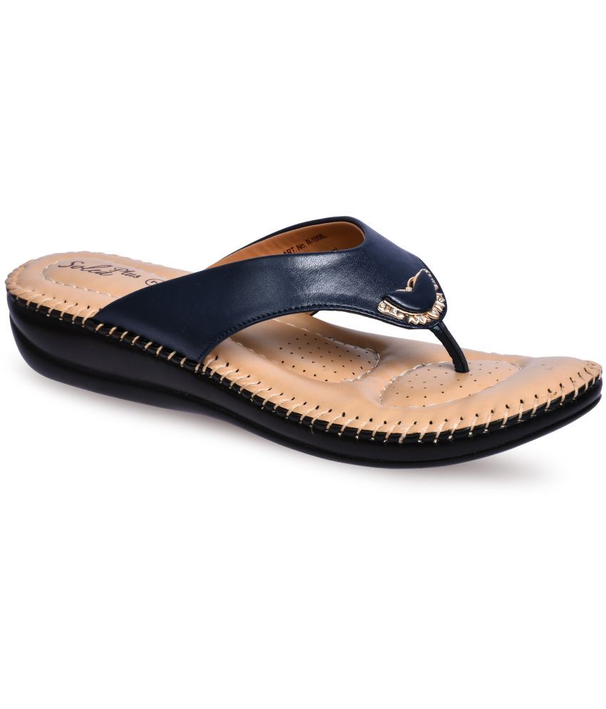     			Paragon Blue Floater Sandals