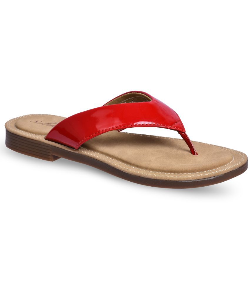     			Paragon Red Floater Sandals