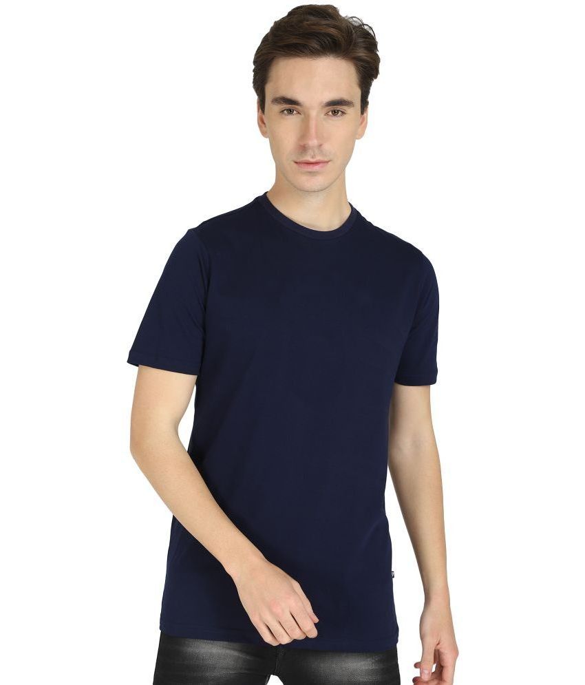     			Proteens - Navy Cotton Blend Regular Fit Men's T-Shirt ( Pack of 1 )