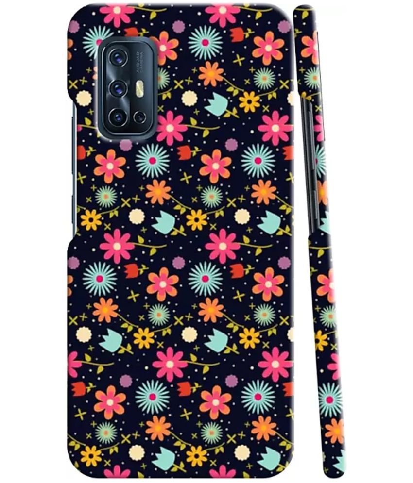     			T4U THINGS4U - Multicolor Printed Back Cover Polycarbonate Compatible For Vivo V17 ( Pack of 1 )