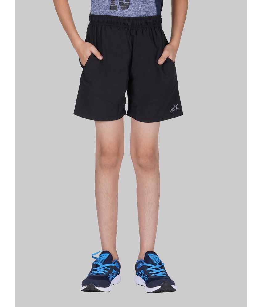     			Vector X - Black Polyester Boys Shorts ( Pack of 1 )