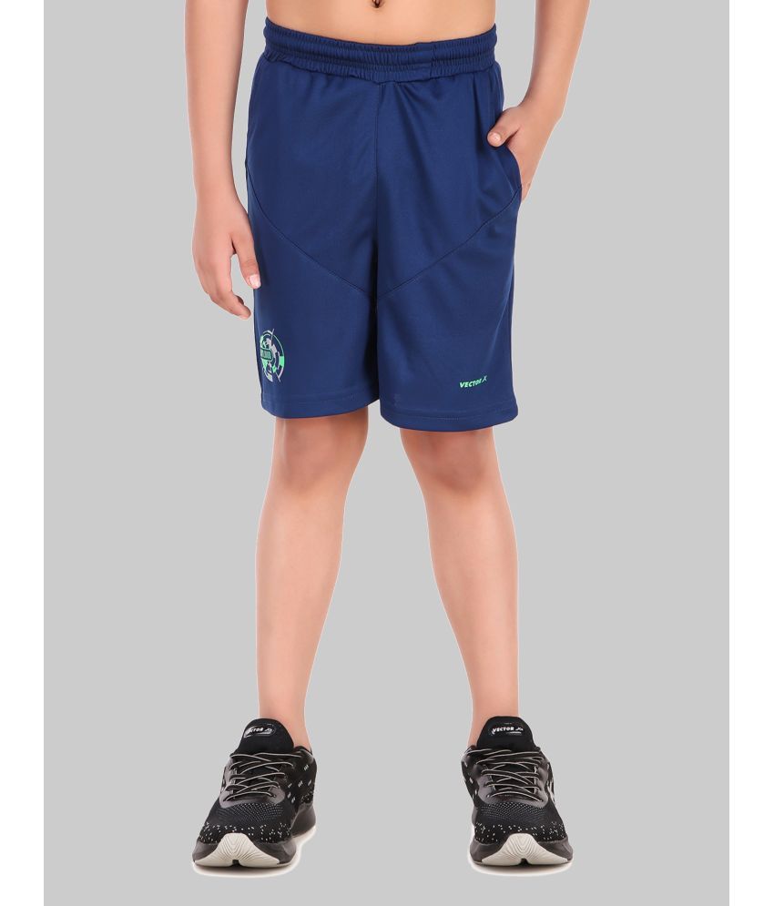     			Vector X Pack of 1 Polyester Shorts For Boys ( Royal Blue )