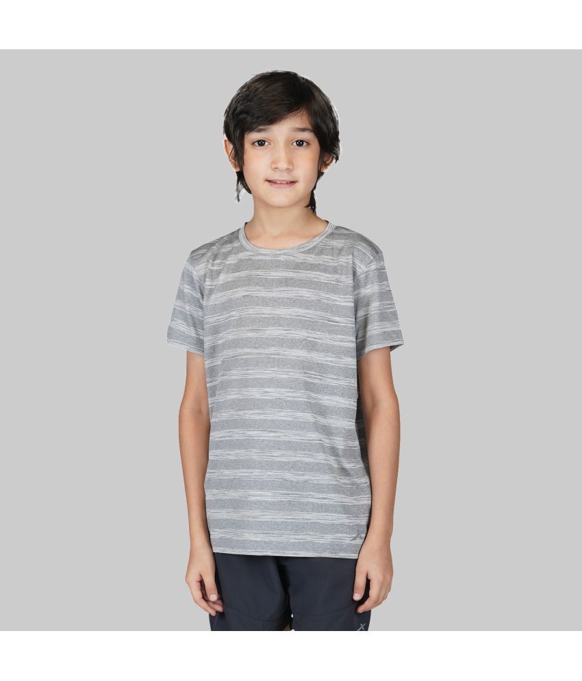     			Vector X - Silver Polyester Boy's T-Shirt ( Pack of 1 )
